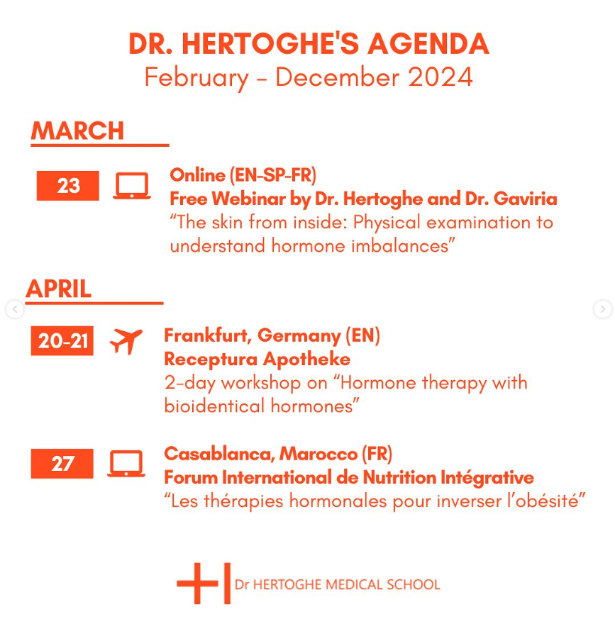 Dr. Hertoghe’s Agenda for 2024 Hertoghe Clinic