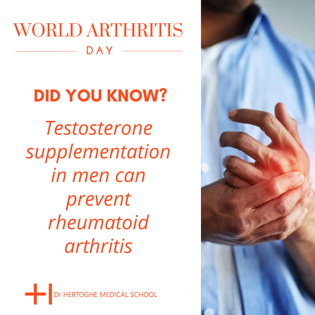 Did you know this fact about rheumatoid arthritis in men? Hertoghe Clinic